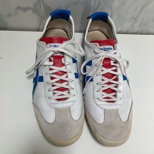 size 11 ASICS Onitsuka Tiger Mexico 66 Red White Blue USA Men's Shoes LE Rare